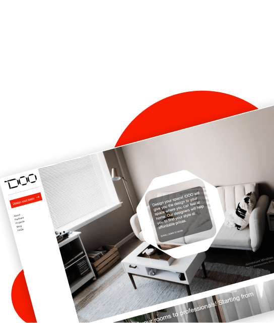 Idoo ինտերիեր դիզայնի կայքի ստեղծումnbsp| WEBSTART
