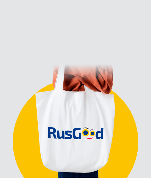 Լոգոտիպի պատրաստում RusGood ընկերության համարnbsp| WEBSTART